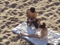 Couple Caught Fuck In The Beach