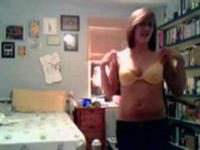 Samantha stripping on webcam