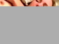 Blonde milf takes thick cock in her tight shaved pussy POV