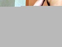 Blowjob from a petite beauty and cum in mouth