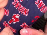 My thrusts controlled her moans as I filled her with cum.