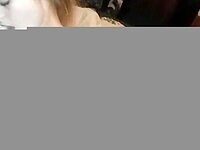 Throat grabbing and deep creampie for this hairy slut