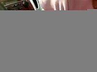 Naughty babe rides hard in public, gets a surprise creampie