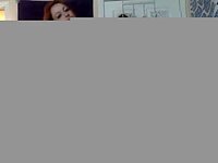 Naughty teen strips down, teasing her shaved pussy seductively