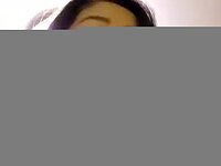 Innocent brunette acts like it's her first time on my cock