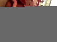 Filming my naked body and choking on his hard cock