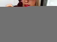 She made a mess with chocolate syrup for my big cock