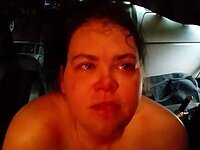 She couldn't get enough of my actions in the backseat of the car