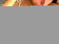 Her innocent moans turn me on as I stretch her wet pussy