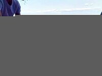 Strangers on the beach fuck us while massaging our wet pussies