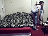 Passionate kissing led to sex and a huge orgasm.