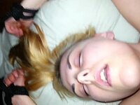 She's handcuffed and begging for my hard cock.