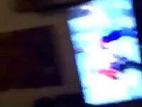 Watching her tits bounce as she sucks and rides me hard