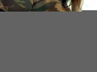 Masturbating on a public train with my rubber dick