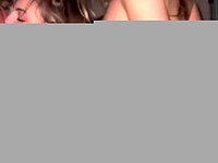 Two horny girls tease my hard cock with their mouths and hands