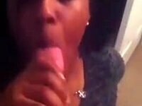 She couldn't resist taking my cock deep until I came in her mouth