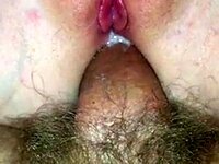 My juices flow down his cock as he takes me in the ass.