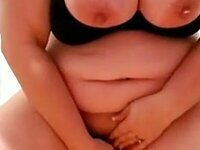 Watch my curvy body bounce on this rubber dildo.