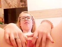 I slowly undressed to touch myself, stretching and rubbing to reach orgasm