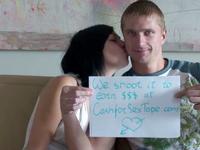 The guy and his hot girlfriend have recorded their home vids to earn extra cash