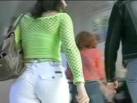 The best and sexy jeans video scenes of the sweet amateur that was caught in the crowd