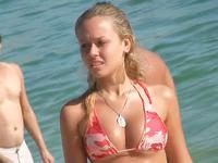 Sexy bikini teen has such a fresh look that you will hardly be able not to admire her