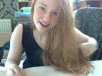 Cute ginger honey wants to tease