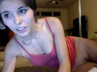 Petite girl works her snatch with a hitachi toy